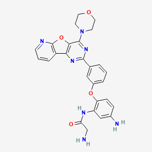 Chemical structure of RIDR-PI-103