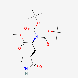 Chemical structure of Antiviral agent 5