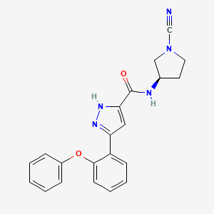 Chemical structure of FT3967385
