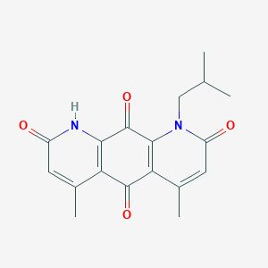 Chemical structure of Isobutyl-deoxynyboquinone