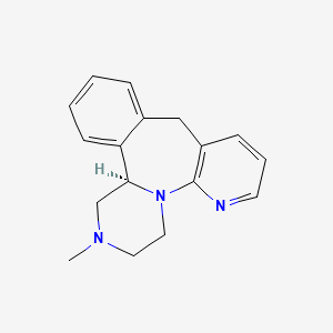 Chemical structure of (R)-Mirtazapine