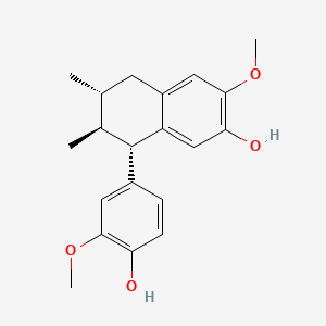Chemical structure of Guaiacin