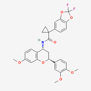 Chemical structure of CFTR corrector 4