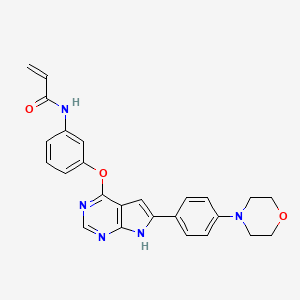 Chemical structure of BTK inhibitor 10