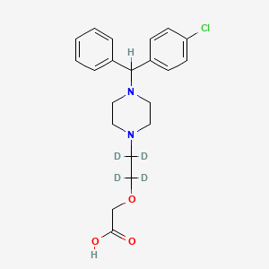 Chemical structure of Cetirizine D4