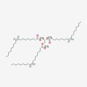 Chemical structure of Triolein 13C3