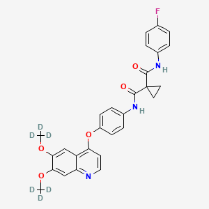 Chemical structure of Cabozantinib-d6