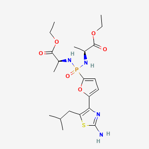 Chemical structure of Managlinat dialanetil