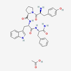 Chemical structure of Endomorphin 1 acetate