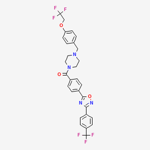 Chemical structure of HP590