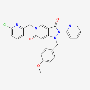 Chemical structure of AVG-233