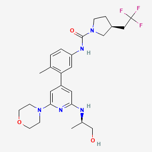 Chemical structure of Exarafenib