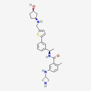 Chemical structure of XR8-89