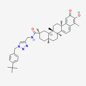 Chemical structure of RIP1/RIP3/MLKL activator 1