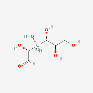 Chemical structure of D-Glucose-13C