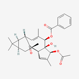 Chemical structure of Kansuiphorin C