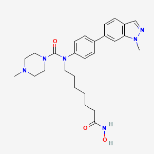 Chemical structure of Alteminostat