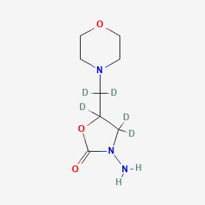 Chemical structure of AMOZ-d5