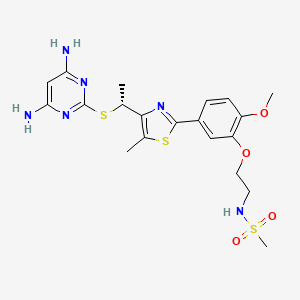 Chemical structure of DI-82