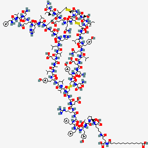 Chemical structure of Insulin degludec