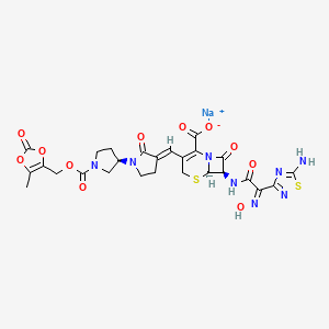 Chemical structure of Zevtera