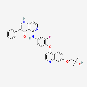 Chemical structure of MET kinase-IN-2
