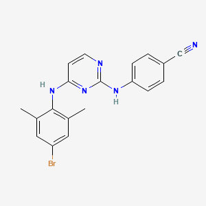 Chemical structure of HIV-1 inhibitor-48