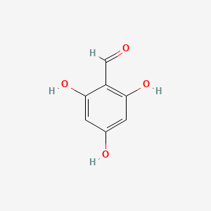 Chemical structure of 2,4,6-Trihydroxybenzaldehyde