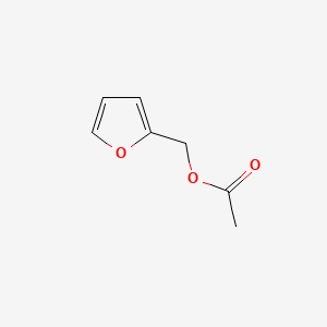 Chemical structure of Furfuryl acetate