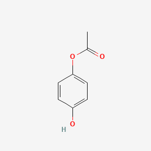 Chemical structure of 4-Hydroxyphenyl acetate