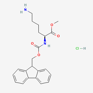 Chemical structure of Fmoc-Lys-OMe·HCl
