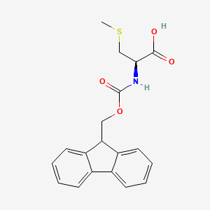 Chemical structure of Fmoc-S-Methyl-L-Cysteine