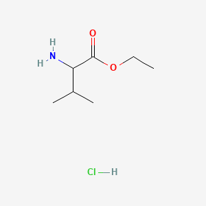 Chemical structure of H-DL-Val-OEt·HCl