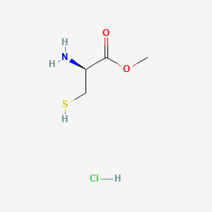 Chemical structure of Methyl D-cysteinate hydrochloride
