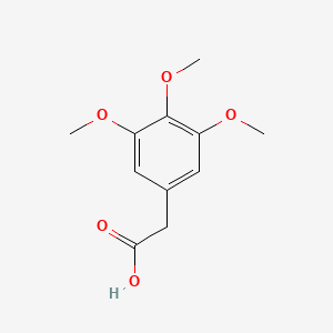 Chemical structure of 3,4,5-Trimethoxyphenylacetic acid