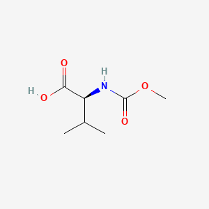 Chemical structure of MOC-Val-OH