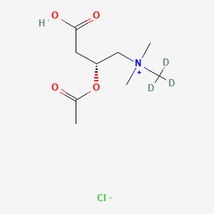 Chemical structure of Acetyl-L-carnitine-d3 hydrochloride