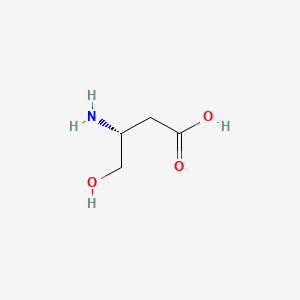 Chemical structure of (R)-3-Amino-4-hydroxybutanoic acid