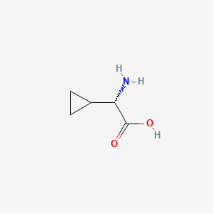 Chemical structure of H-Cyclopropyl-Gly-OH
