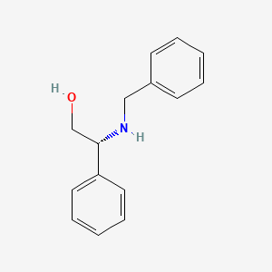 Chemical structure of (R)-(-)-N-Benzyl-2-phenylglycinol
