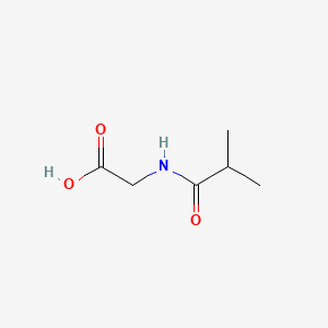 Chemical structure of Isobutyrylglycine