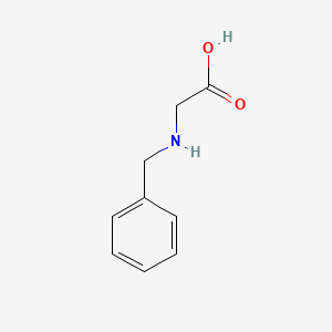 Chemical structure of 2-(Benzylamino)acetic acid