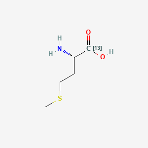 Chemical structure of L-Methionine-1-13C