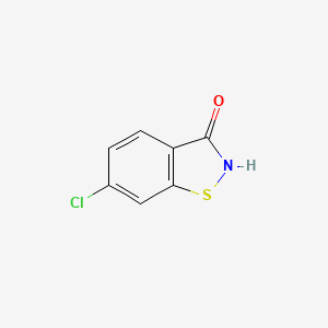 Chemical structure of Ticlatone