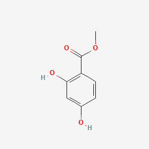 Chemical structure of Methyl 2,4-dihydroxybenzoate