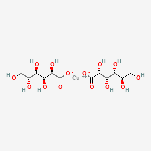 Chemical structure of Copper(II) Gluconate
