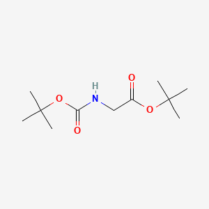 Chemical structure of tert-Butyl ((tert-butoxycarbonyl)amino)acetate