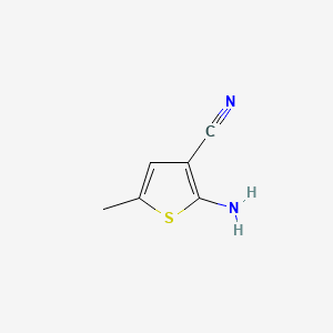 Chemical structure of 2-Amino-5-methylthiophene-3-carbonitrile