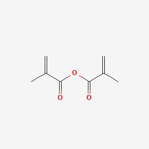 Chemical structure of Methacrylic anhydride