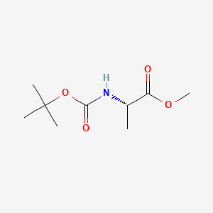 Chemical structure of Boc-Ala-OMe